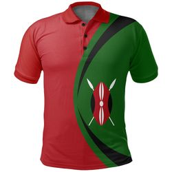 Kenya Polo Shirt Circle Style, African Polo Shirt For Men Women
