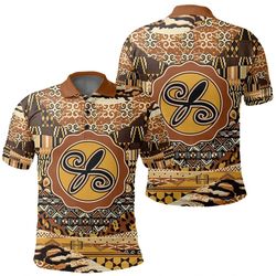 Nsa Ko Na Nsa Polo Shirt Leo Style, African Polo Shirt For Men Women