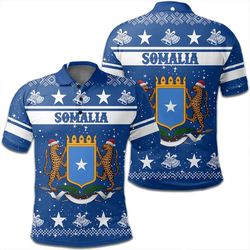 Somalia Polo Shirt Christmas, African Polo Shirt For Men Women