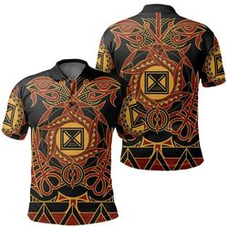 Mframadan Polo Shirt Style, African Polo Shirt For Men Women