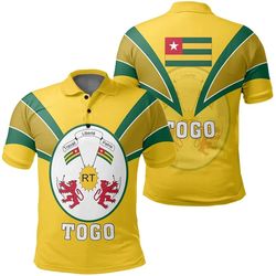 Togo Polo Shirt Tusk Style, African Polo Shirt For Men Women