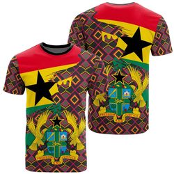 Kente Harmonious Pattern Tee - Gash Style, African T-shirt For Men Women