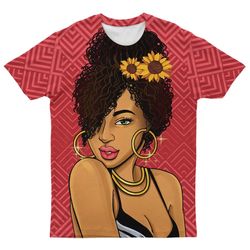 Baddie Black Girl T-shirt, African T-shirt For Men Women