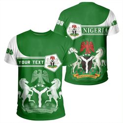 Custom Nigeria Tee Pentagon Style, African T-shirt For Men Women