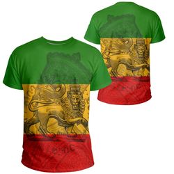 Lion Of Judah King Of Ethiopia Tee, African T-shirt For Men Women