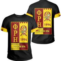 Phi Rho Eta Black Style T-Shirt, African T-shirt For Men Women