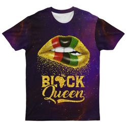 Black Queen T-shirt, African T-shirt For Men Women