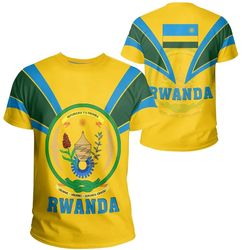 Rwanda T-Shirt Tusk Style, African T-shirt For Men Women