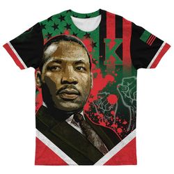African American Flag Martin Luther King Tee, African T-shirt For Men Women