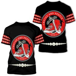 K.H Pearls 2021 Red And White T-shirt, African T-shirt For Men Women