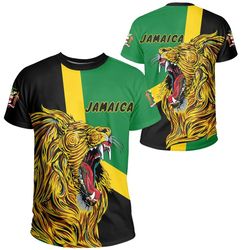 Jamaica Lion Roar Tee - Wild Style, African T-shirt For Men Women