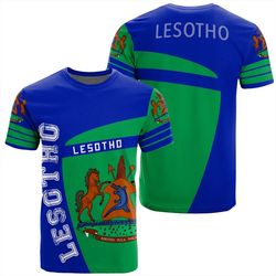 Lesotho T-Shirt Sport Premium, African T-shirt For Men Women