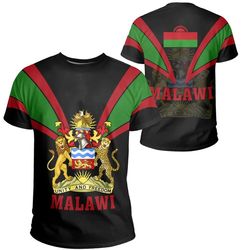 Malawi T-Shirt Tusk Style, African T-shirt For Men Women