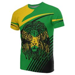 Jamaica Lion Tee Bly Style, African T-shirt For Men Women