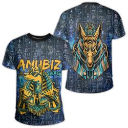 egypt anubis galaxy t-shirt, african t-shirt for men women