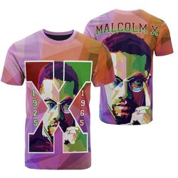 African American Malcolm X Men's T-shirt, African T-shirt For Men Women
