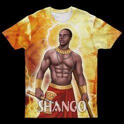 Shango T-shirt 01, African T-shirt For Men Women