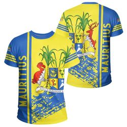 Mauritius Quarter Style T-Shirt, African T-shirt For Men Women