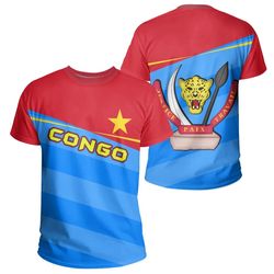 Congo Vivian Style Tee, African T-shirt For Men Women
