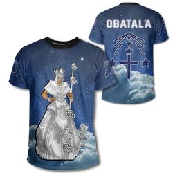 Yoruba Orisha Obatala T-shirt, African T-shirt For Men Women