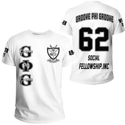 Custom Groove Phi Groove White T-shirt, African T-shirt For Men Women