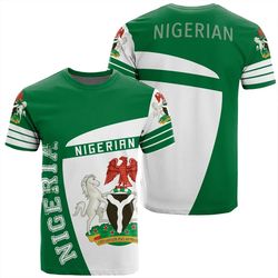 Nigeria T-Shirt Sport Premium 02, African T-shirt For Men Women