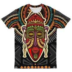 African Mask 5 T-shirt 02, African T-shirt For Men Women