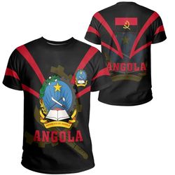 Angola T-Shirt Tusk Style 02, African T-shirt For Men Women