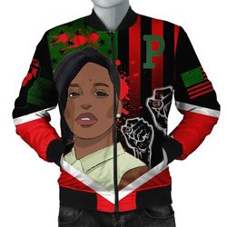 African American Flag Patrisse Cullors Bomber Jacket, African Bomber Jacket For Men Women