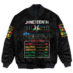 Order Of the Eastern Star Nutrition Facts Juneteenth Bomber Jackets, African Bomber Jacket For Men Women
