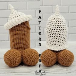 amigurumi Toy Penis with Condom Mature crochet pattern
