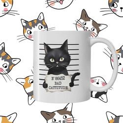 Cat Mug Cat Gift Cat Owner Gift Funny Cat Coffee Mug for Cute Gift Ideas Animal Lovers mug Crazy cat lady cat lover gift