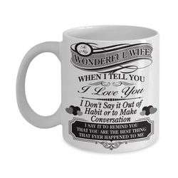 Wife Mug, Custom Mug, Wife Gift, Custom Wife Gift, Wife Coffee Mug, Personalized Photo Gift for Wife, Wife Birthday Gift