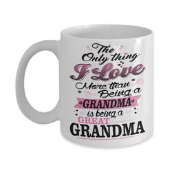 Mom, Grandma, Fist Time Grandma Gift, New Grandma Gift, Future Grandma Mug, First Grandma Gift, Pregnancy Announcement M