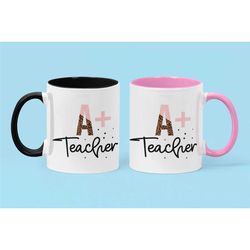 Teacher Coffee Mug Teacher Gift A Teacher Mug End Of School Year Thank You For Helping Me Grow Mug Best Teacher Cup Birt
