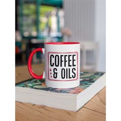 Essential Oils Mug Coffee and Oils Cup Birthday Gift For Her Witchy Coffee Cup E Oils Lovers Gift Wellness Cup Aromather