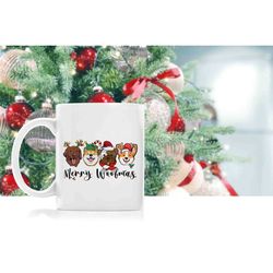Merry woofmas Christmas dog mug gift 11oz