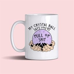 crystal ball 11oz mug gift
