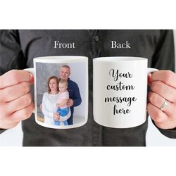 Personalised Photo Mug, Personalised Picture Mug, Image Printed Coffee Mug, Custom Coffee Mugs, personalised message Mug