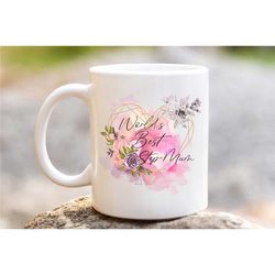 World's Best Step-Mum Mug, Mothers Day Gift Mug, Cute mum mug, Gift for Mum, Perfect gift for Step-Mum, personalised mug