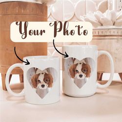 personalized photo mug custom picture gift photo heart coffee mug family picture pet mugs ceramic graphic mugs gift for