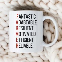 Farmer Arcostic Mug, Empowering Gift for Agronomist, Nature Lover, Garden Owner, Employee Appreciation, Housewarming, Be