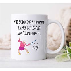 Custom Coach Mug, Funny Granny, Personalized Gift for Motivational Expert, Thank you, Graduation, Profession, Office, Fo