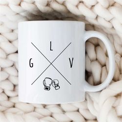 Boxing Mug, Glove Gift for Boxing Fan, Coach Appreciation, Simple Present For him, Husband, Office Cup, Fighting Son, Me