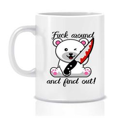 fuck around mug, humour, gift for her, housewarming gift valentines gift funny mug cheeky gift inappropriate gift