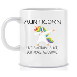 aunticorn mug, humour, gift for her housewarming gift valentines gift funny mug cheeky gift inappropriate gift