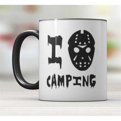 I Love Camping Jason Voorhees Friday the 13th mug