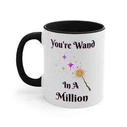 Valentine's Day Soulmate Mug, Wand In A Million Accent Kawaii Aesthetic Coffee Mug, 11oz Friend Gift Trending