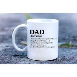 Fathers Day Gift Mug, Dad life is the best mug - coffee or tea, perfect gift for dad, personalised mug,