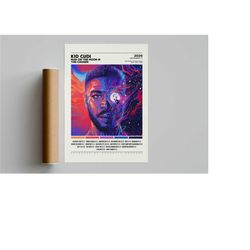 Kid Cudi Poster / Man On The Moon 3 The Chosen Poster / Album Cover Poster Poster Print Wall Art, Poster, Home Decor, Ki